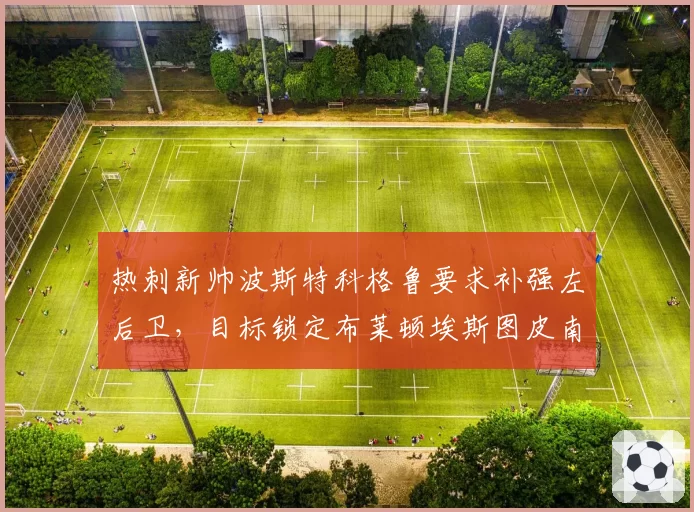 热刺新帅波斯特科格鲁要求补强左后卫,目标锁定布莱顿埃斯图皮南