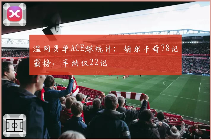 温网男单ACE球统计：胡尔卡奇78记霸榜，辛纳仅22记